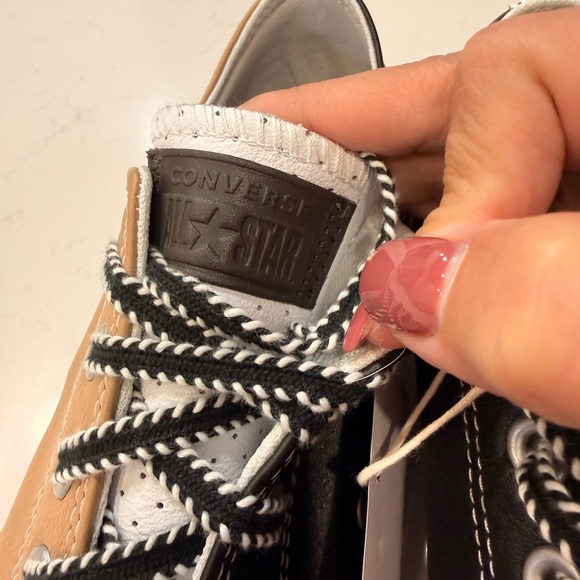 NWT Men’s Custom Converse Low Top - Leather (Size 11.5) - Picture 5 of 9